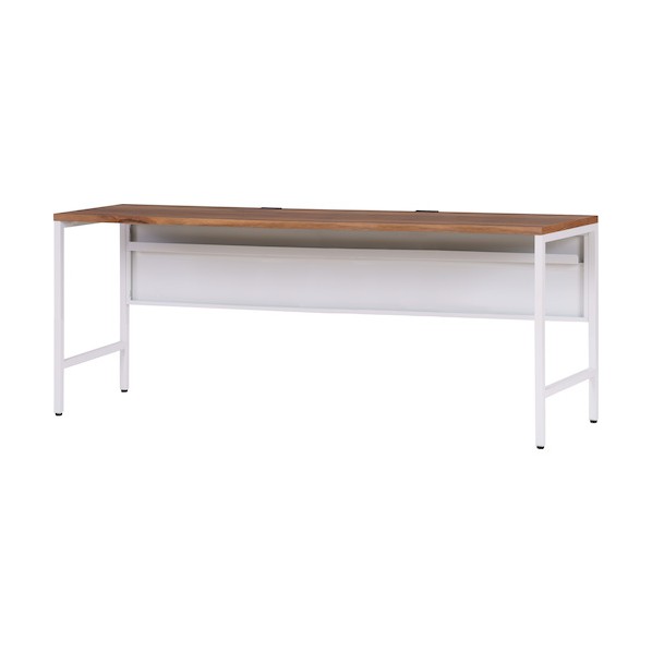レクタ 学習机 基本理念印字機 白いことひな形 1800×450×700 FD1845-07W-MPB 1点