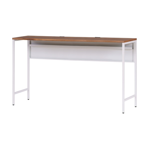 レクタ デスク 基本タイプ ホワイトフレーム 1800×450×1000 FD1845-10W-MPA 1点