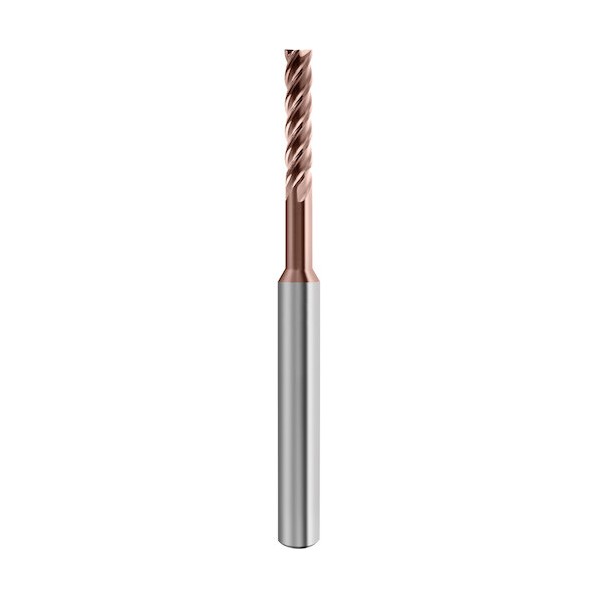 グーリング 4枚刃高精度仕上用エンドミル G-Mold マイクロ 48 F ロング 3xD 4mm 6826 4.000 1本