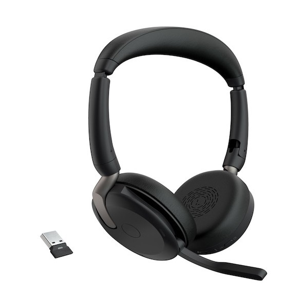 GNオーディオジャパン 【法人専用品】Jabra Evolve2 65 Flex Link380a UC Stereo 幅200×高さ108×奥ふかさ155粍 黒 JA100VD 1個