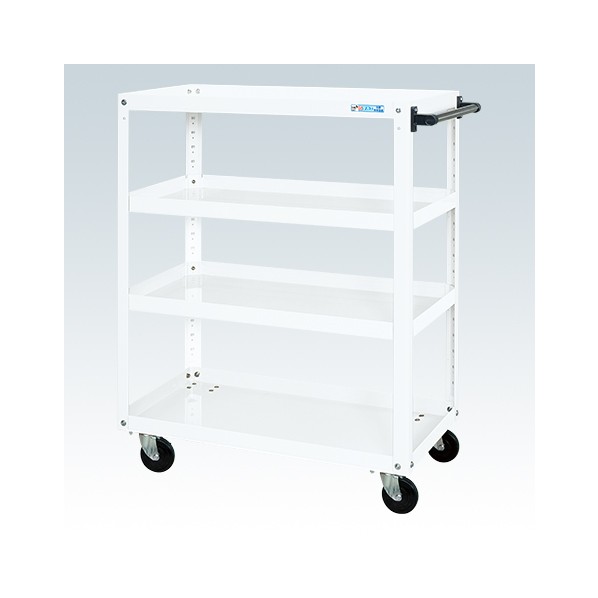 スーパーワゴン(ナイロンウレタン車/H1150/4段/プレート式キャスター) SAP-90114NUJW 1台｜DIY FACTORY ONLINE SHOP