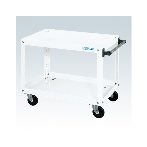 スーパーワゴン(ナイロンウレタン車/H600/2段/プレート式キャスター) SAP-75602NUJW 1台|DIY FACTORY ONLINE SHOP
