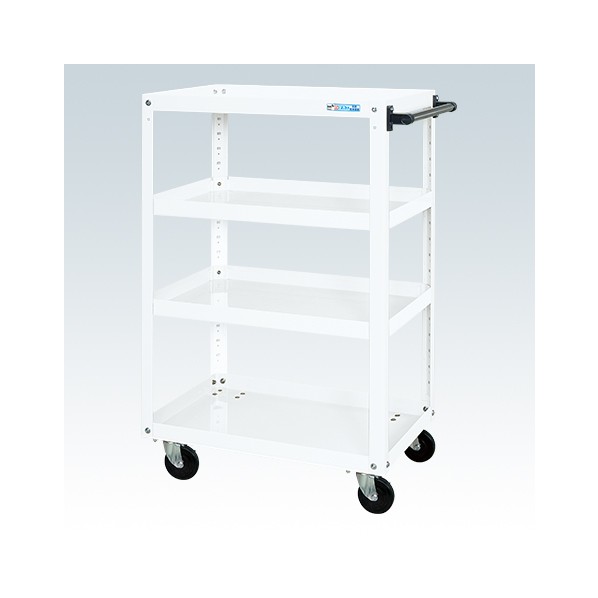 スーパーワゴン(ゴム車/H1150/4段/プレート式キャスター) SAP-75114RW 1台｜DIY FACTORY ONLINE SHOP