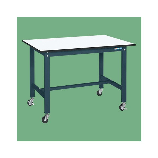 軽量作業台(KK/200kg/ポリエステル天板/キャスター付/直進安定金具無) KK-38LUB1D 1台｜DIY FACTORY ONLINE SHOP