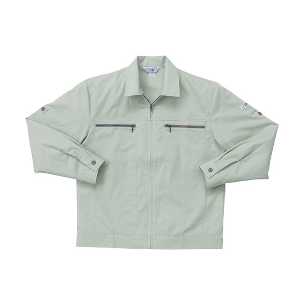 クロダルマ 長袖ジャンパー ライトグリ-ン L ライトグリ-ン 2563-89-L 1着