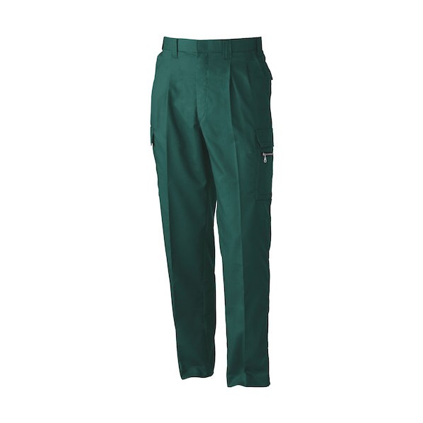 桑和 638 ツータックカーゴパンツ ダークグリーン 100 ダークグリーン 638-109-100 1着