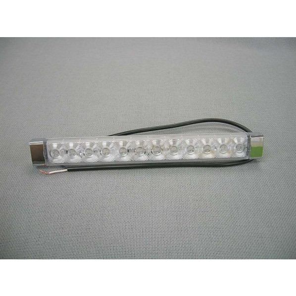 カーク産業 LEDリバーシングライト（クリア） 252×28×14mm クリア 13.6035.000 1個