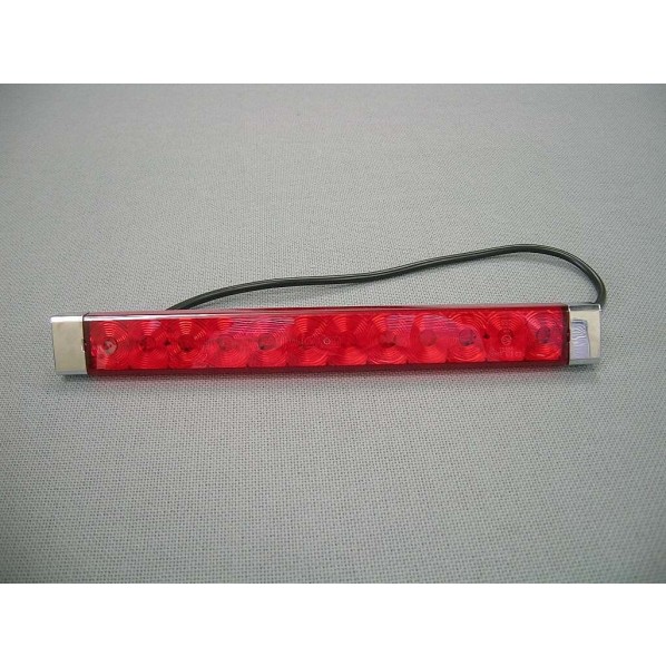 カーク産業 LEDハイレベルストップライト（赤） 252×28×14mm 赤 15.0017.000 1個