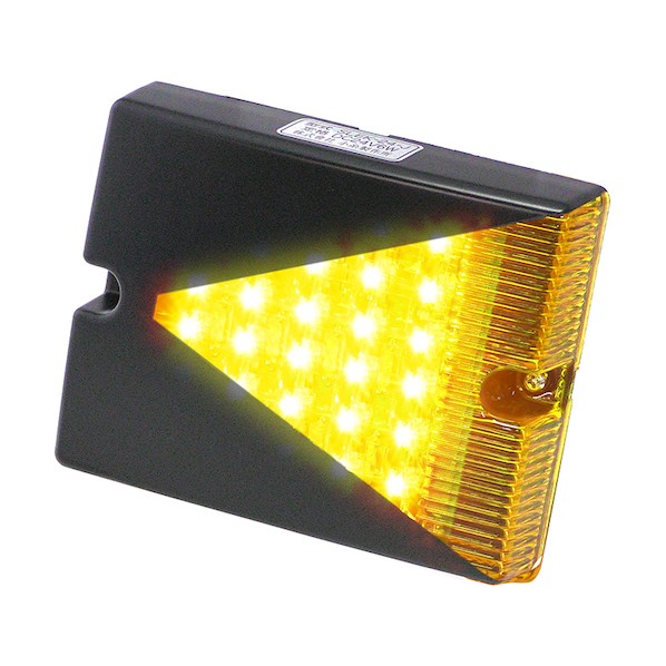 LEDシグナルランプ 黄色LED矢印塗装タイプ 連続点灯仕様 24V 黄 SLEK24YT2J|DIY FACTORY ONLINE SHOP