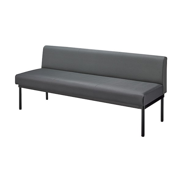 ※法人専用品※ナイキ ロビーチェアー 背:チャコール/座:チャコール RC2105L-CHCH 1台|DIY FACTORY ONLINE SHOP
