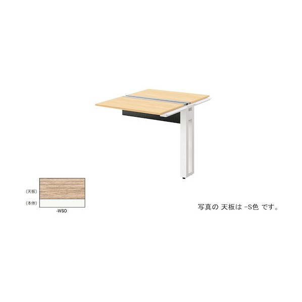 ベンチデスク クリアーホワイト MFH1014R-WSO 1台