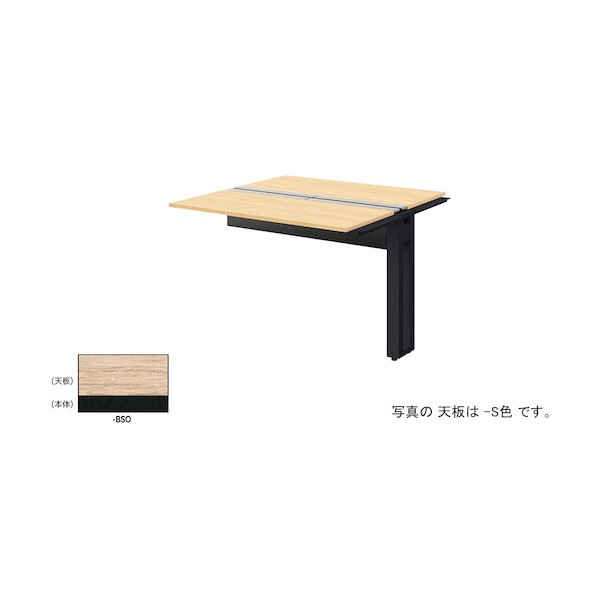 涼み台事務机 黒いこと MFH1414R-BSO 1台