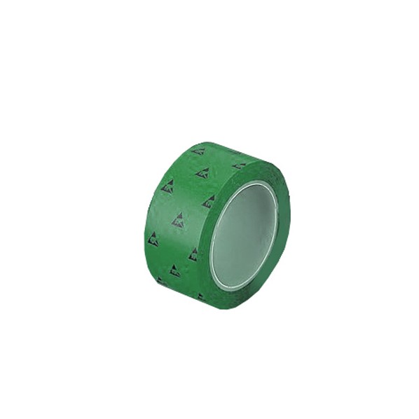 アズワン アズピュアESD PETラインテープN 50mm×33m 緑 1-4808-65 5巻
