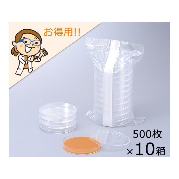 アズワン アズノール滅菌シャーレ φ90&times;15mm 1-7484-11 10箱｜DIY FACTORY ONLINE SHOP