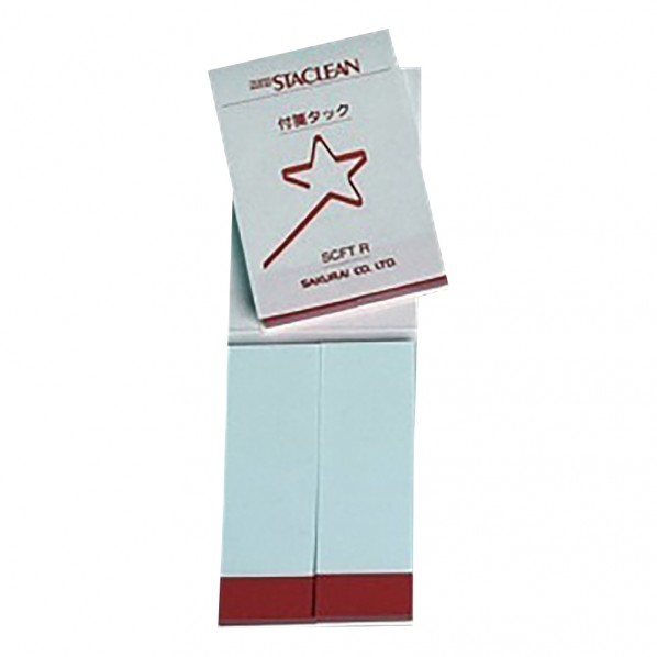 アズワン ニュースタクリン付箋タック 25×75mm 赤 1-9300-01 30層|DIY FACTORY ONLINE SHOP