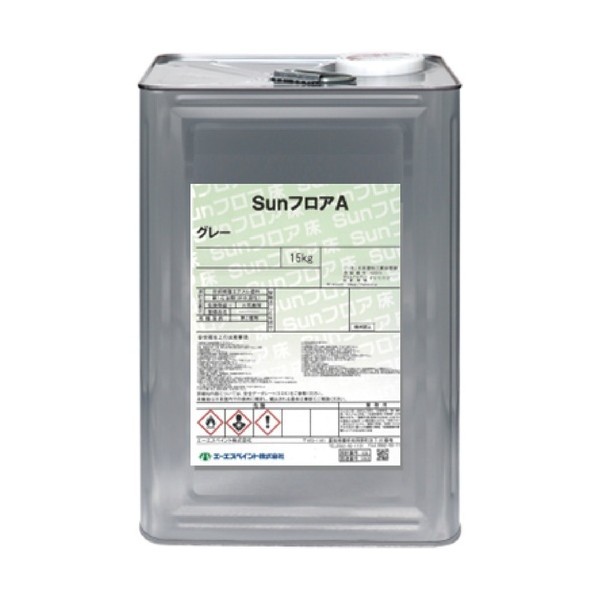 エーエスペイント 油性床用塗料 SunフロアA グレー VTA00006 1缶|DIY FACTORY ONLINE SHOP