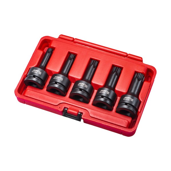 JTC Auto Tools 19粍差しひびき用ロングスターソケットセット JTCJ605T   1仕掛ける