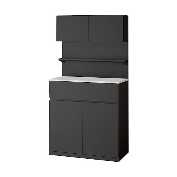 ※法人専用品※ナイキ カフェキャビネット(上部ボックス付タイプ) CF-0918BTP-BH 1点|DIY FACTORY ONLINE SHOP