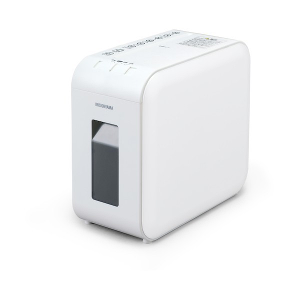 ※法人専用品※アイリスオーヤマ 101111 パーソナルシュレッダー ホワイト ホワイト P6HS75C-W(101111) 1台｜DIY FACTORY ONLINE SHOP