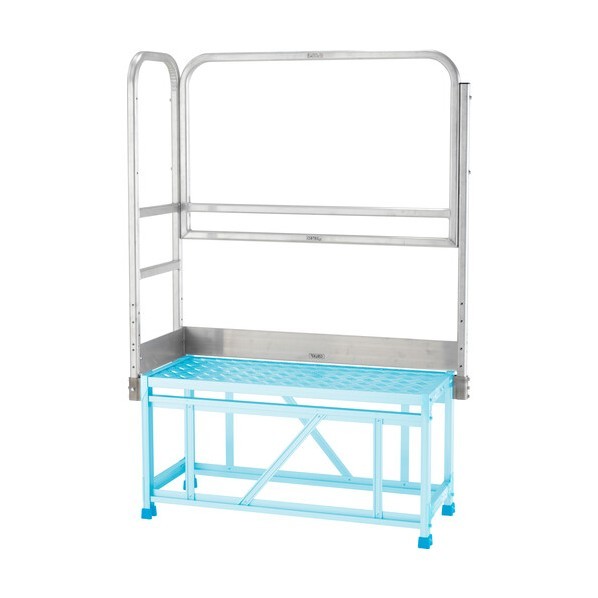 ※法人専用品※アルインコ(ALINCO) 作業台CSBC-S・1段用正面付片方手すりセット 天板幅1000mm×奥行400mm用 CSBT114CL 1S