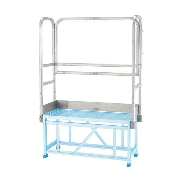 ※法人専用品※アルインコ(ALINCO) 作業台CSBC-S･1段用三方手すりセット 天板幅1000mm×奥行400mm用 CSBT114FL 1S