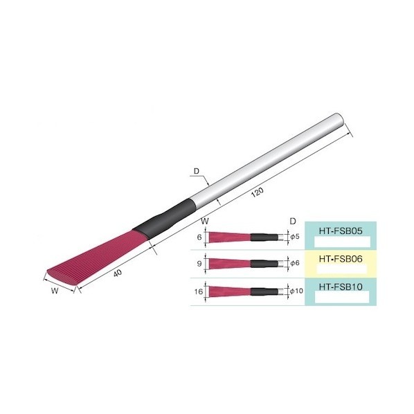 ファイバーストーンハンドブラシ幅16毛丈40mm/全長160mm HT-FSB10 1点｜DIY FACTORY ONLINE SHOP