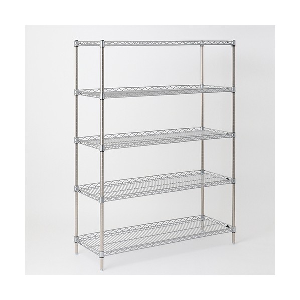 エレクター サイドアップエレクター・シェルフ (P) DB無 5段 W1518×D460×H1587mm MU1520P1590N5 1台|DIY FACTORY ONLINE SHOP
