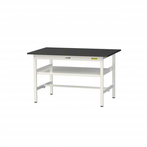 ※法人専用品※山金工業 実験用ラボテーブル 固定式 SLK-1275F-BKW 1台