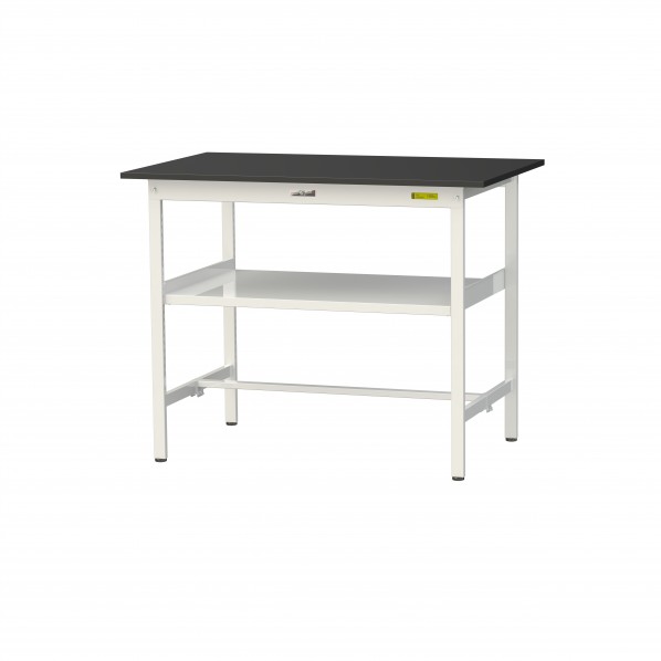 ※法人専用品※山金工業 実験用ラボテーブル 固定式 SLKH-1275F-BKW 1台|DIY FACTORY ONLINE SHOP