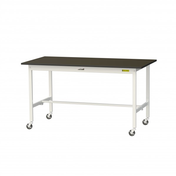 ※法人専用品※山金工業 実験用ラボテーブル 移動式 SLMC-1575-BRW 1台
