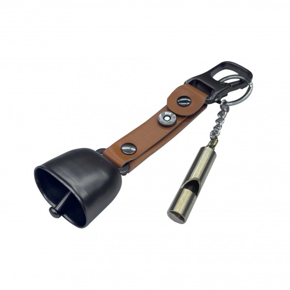 好川産業 消音機能付き 熊よけ鈴 ブラウン 330111 24個｜DIY FACTORY ONLINE SHOP