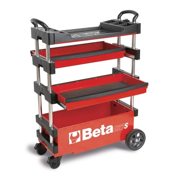Beta 折畳式4段物の具市街電車 赤いこと C27S-R 1台