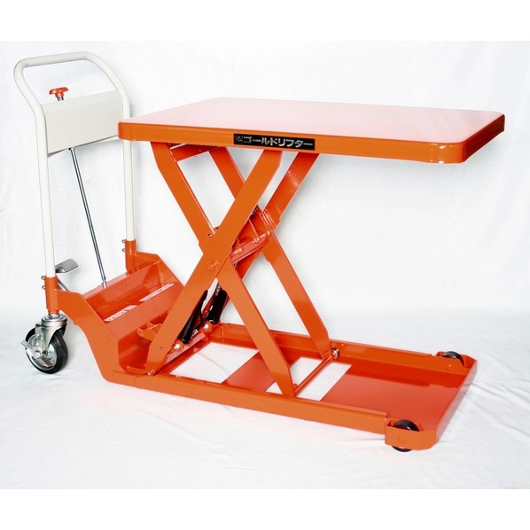 ※法人専用品※東正車輌 ゴールドリフター 台車式 低床 200kg GLH-200-80L 1台