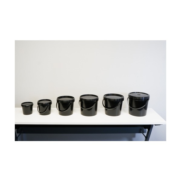 ※法人専用品※DICプラスチック ＤＳＰシリ&minus;ズＴタイプ６Ｔ蓋付黒 BK 1点 x 30点｜DIY FACTORY ONLINE SHOP 305,600円