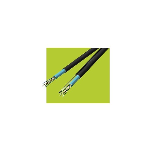 カテゴリ5e LANケーブル (Cat5e U/UTP 屋外用 PEシース 自己支持型) UTPC5EWSSD0.5x4P-30 30m