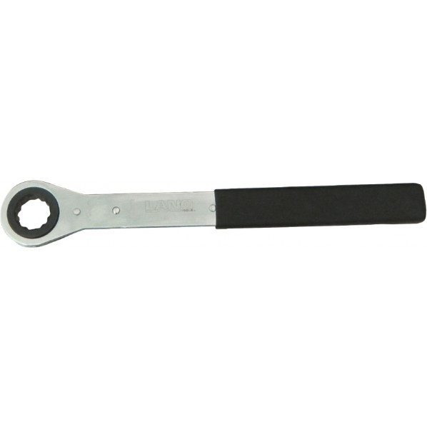 LANGTOOLS(ラングツール) 大型ラチェットメガネレンチ 12角 大きさ22粍 全長300粍 RBM-22 1丁