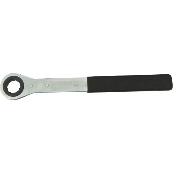 LANGTOOLS(ラングツール) 大型ラチェットメガネレンチ 12角 大きさ24粍 全長300粍 RBM-24 1丁