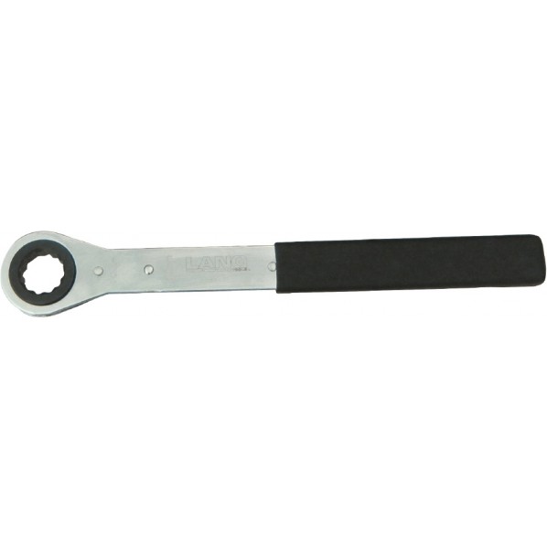 LANGTOOLS(ラングツール) 大型ラチェットメガネレンチ 12角 大きさ30粍 全長300粍 RBM-30 1丁