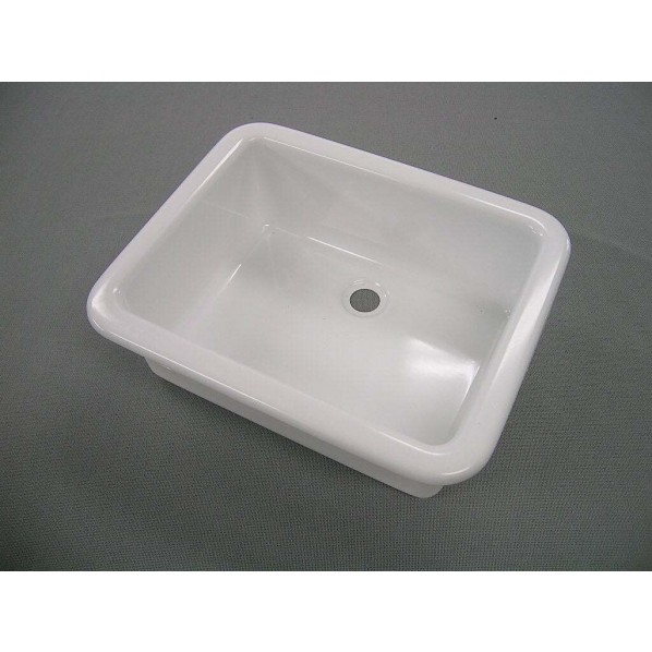 カーク産業 プラスチックシンク（白） W350&times;D280&times;H120mm 白 050507 1個｜DIY FACTORY ONLINE SHOP