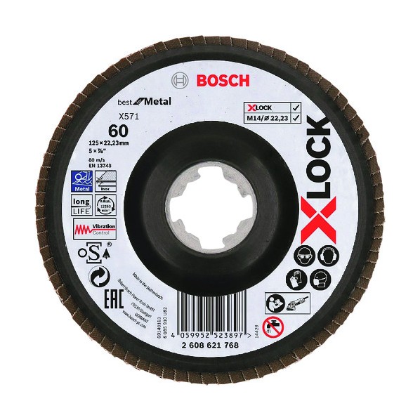 ボッシュXLケンマディスク125G60ベント127x127x22mm