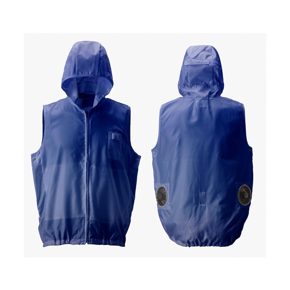 ゴールドウイン 空調服［［R上］］ フード付きアウターベスト ネイビー 4L 4L ネイビー PK2911-N-4L｜DIY FACTORY ONLINE SHOP