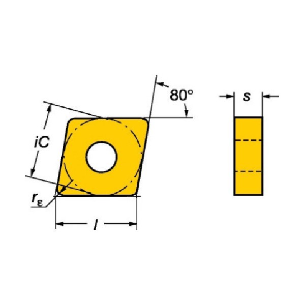 サンドビック サンドビック　Ｔ&minus;Ｍａｘ　Ｐ　旋削用ネガ・チップ 1点 x 10点｜DIY FACTORY ONLINE SHOP