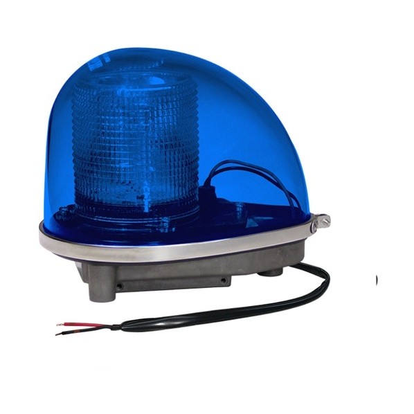 L2NB 2N型LED丸形警光灯 ボルト直付けタイプ 青 L2NB