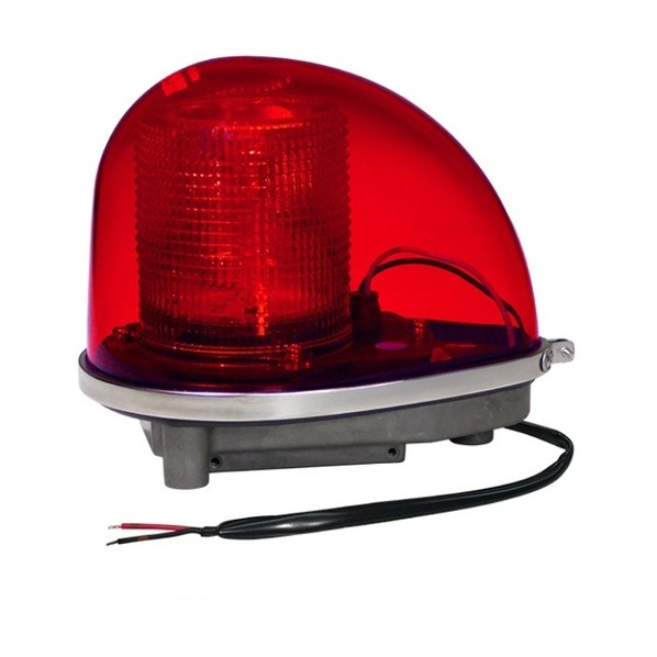 L2NR  2N型LED丸形警光灯 雄捩子直後ばらい手合い 赤 L2NR