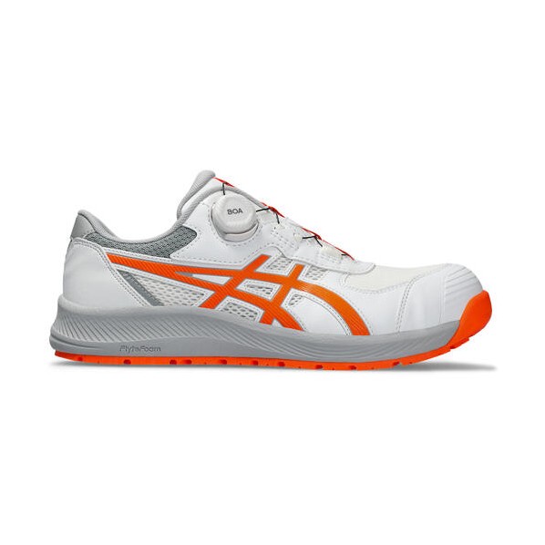 アシックス商事 ウィンジョブ CP219 BOA (安全性のある靴･セフティシューズ) 24.0糎 白いこと×ショッキングオレンジ 1273A092.100-24.0 1個 その他-花・ガーデン・DIY