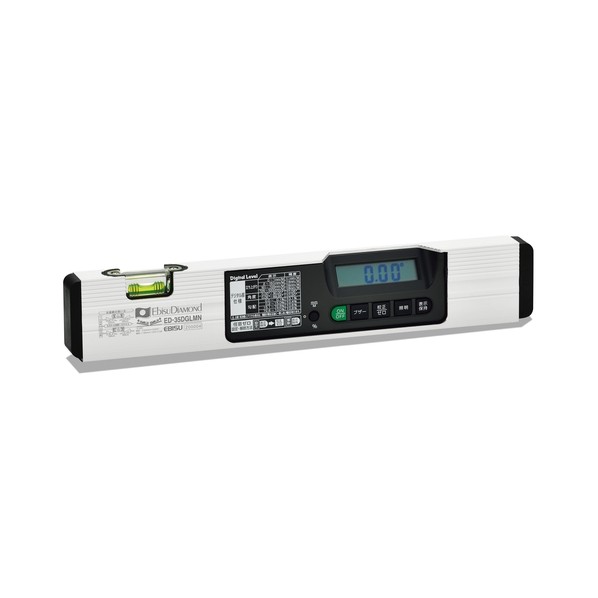 エビス ダイヤモンド磁石付デジタルレベル 350mm ED-35DGLMN 1本|DIY FACTORY ONLINE SHOP