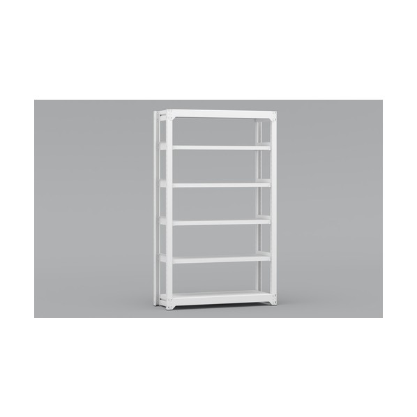 ※法人専用品※金剛 中量棚BLH 基本 有効5段 1200&times;450&times;2100 ホワイト BLH471456SOR 0｜DIY FACTORY ONLINE SHOP