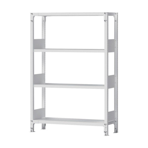 ※法人専用品※金剛 書架RKU 基本 D340天地4段 ホワイト ホワイト RKU341344SOR 0｜DIY FACTORY ONLINE SHOP
