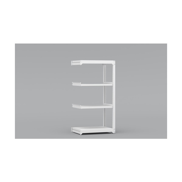 ※法人専用品※金剛 中量棚BLH 連結 有効3段 900×650×1800 ホワイト BLH361654SAR 0|DIY FACTORY ONLINE SHOP
