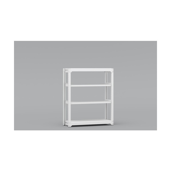 ※法人専用品※金剛 中量棚BLH 基本 有効3段 1200&times;450&times;1500 ホワイト BLH451454SOR 0｜DIY FACTORY ONLINE SHOP
